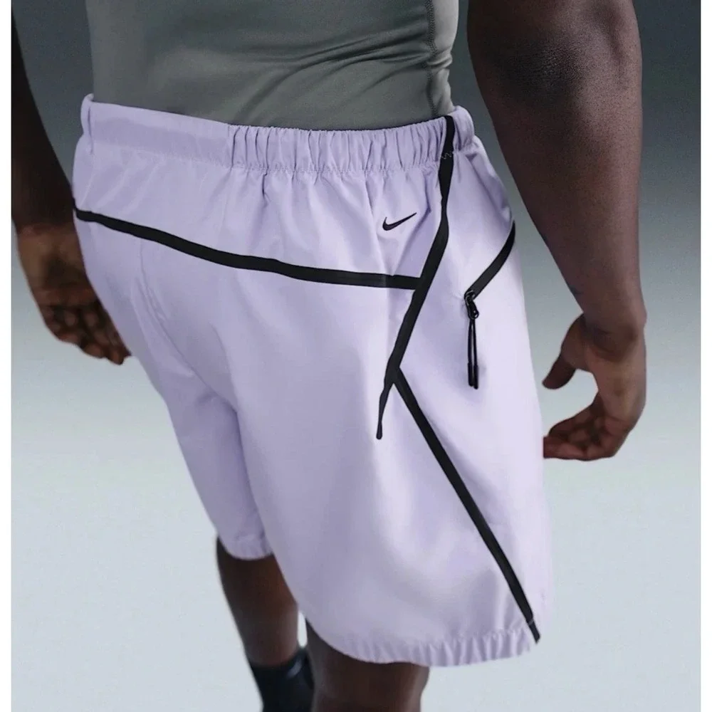 Nike Tech Men Size 2XL Super Lightweight Cargo Shorts Light Purple HJ2946-515 - Picture 9 of 11